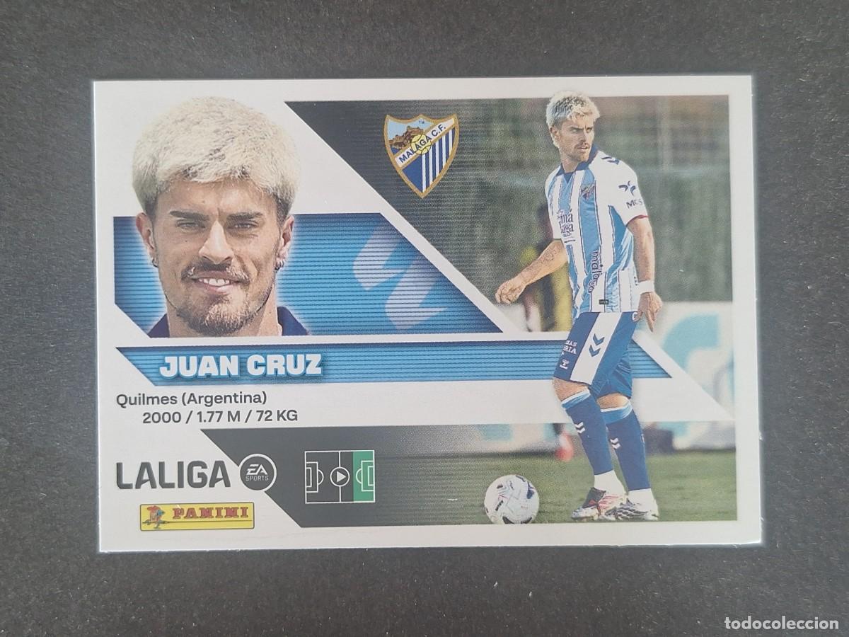 Cromos de f&uacute;tbol: L2 JUAN CRUZ MALAGA C. F. FICHAJE 11 LIGA ESTE 2026 2027 26 27 NUNCA PEGADO SIN PEGAR