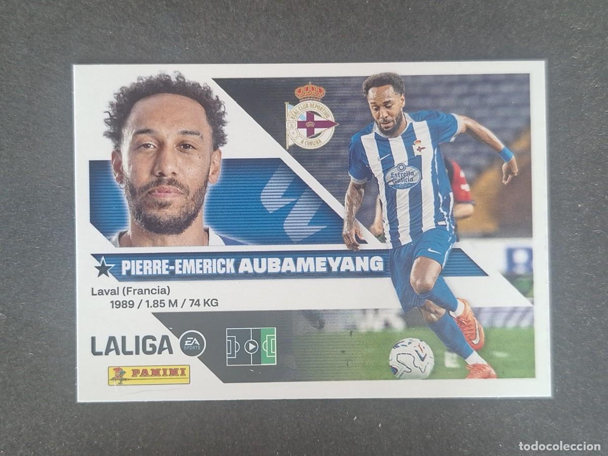 Cromos de f&uacute;tbol: L2 AUBAMEYANG DEPORTIVO DE LA CORU&Ntilde;A FICHAJE 12 LIGA ESTE 2026 2027 26 27 NUNCA PEGADO SIN PEGAR