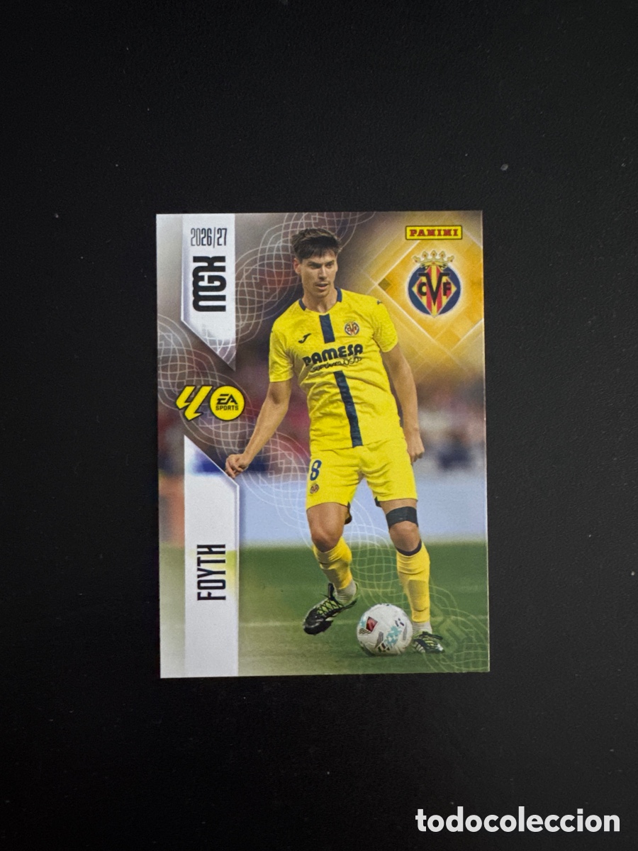 Cromos de f&uacute;tbol: FOYTH VILLARREAL N&Uacute;MERO 366 MEGACRACKS 2026 2027