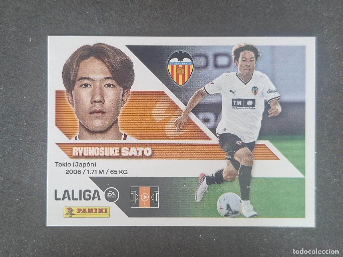 Cromos de f&uacute;tbol: L2 SATO VALENCIA C. F. FICHAJE 14 LIGA ESTE 2026 2027 26 27 NUNCA PEGADO SIN PEGAR
