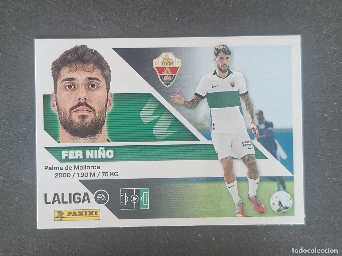 Cromos de f&uacute;tbol: L2 FER NI&Ntilde;O ELCHE C. F. FICHAJE 15 LIGA ESTE 2026 2027 26 27 NUNCA PEGADO SIN PEGAR