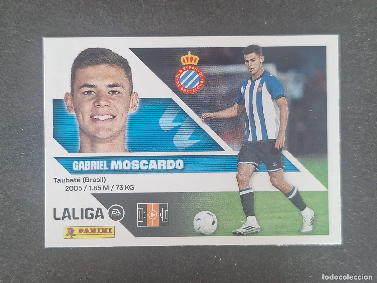 Cromos de f&uacute;tbol: L2 MOSCARDO R. C. D. ESPA&Ntilde;OL FICHAJE 16 LIGA ESTE 2026 2027 26 27 NUNCA PEGADO SIN PEGAR