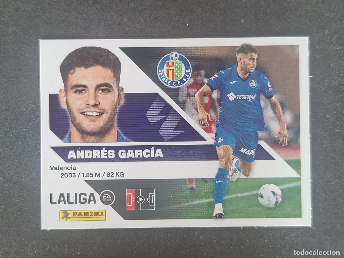 Cromos de f&uacute;tbol: L2 ANDRES GARCIA GETAFE C. F. FICHAJE 18 LIGA ESTE 2026 2027 26 27 NUNCA PEGADO SIN PEGAR