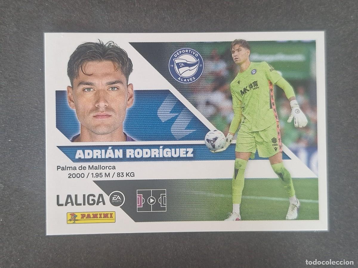 Cromos de f&uacute;tbol: L2 ADRIAN RODRIGUEZ DEPORTIVO ALAVES LIGA ESTE 2026 2027 26 27 NUNCA PEGADO SIN PEGAR