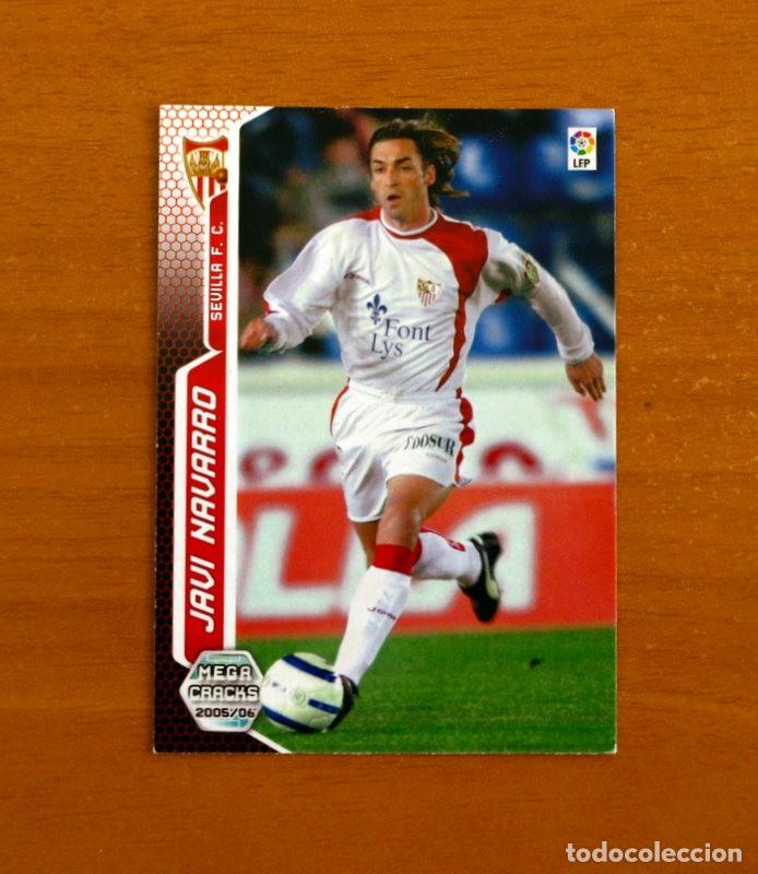Cromos de f&uacute;tbol: Sevilla -N&ordm; 275 Javi Navarro -Megacracks Las Fichas Liga 2005-2006-05-06 Mega Cracks Panini