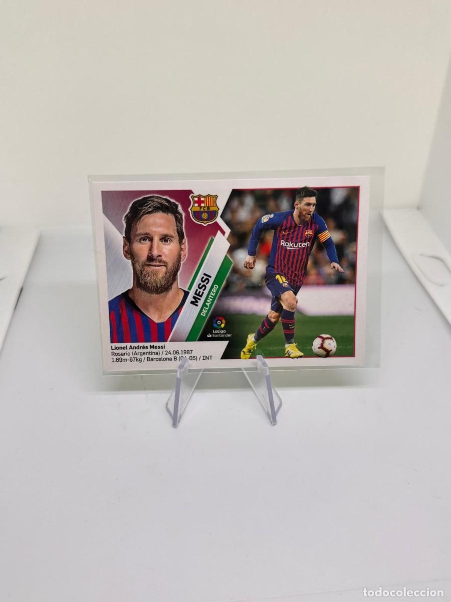 Cromos de f&uacute;tbol: Lionel Messi FC Barcelona Panini Liga Este 2019 20