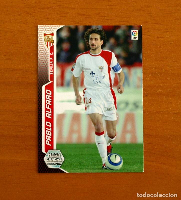 Cromos de f&uacute;tbol: Sevilla -N&ordm; 276 Pablo Alfaro -Megacracks Las Fichas Liga 2005-2006-05-06 Mega Cracks Panini