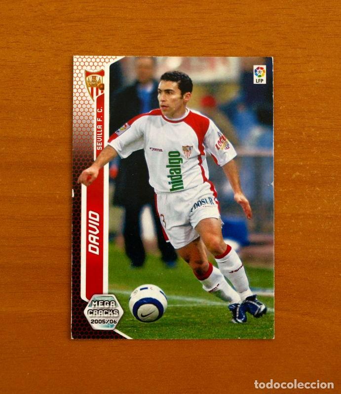 Cromos de f&uacute;tbol: Sevilla -N&ordm; 278 David -Megacracks Las Fichas Liga 2005-2006-05-06 Mega Cracks Panini