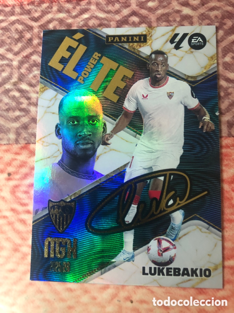 Cromos de f&uacute;tbol: P11 LUKEBAKIO SEVILLA FC ELITE POWER FICHAS ALBUM MEGACRACKS 2025 2026 MGK 25 26