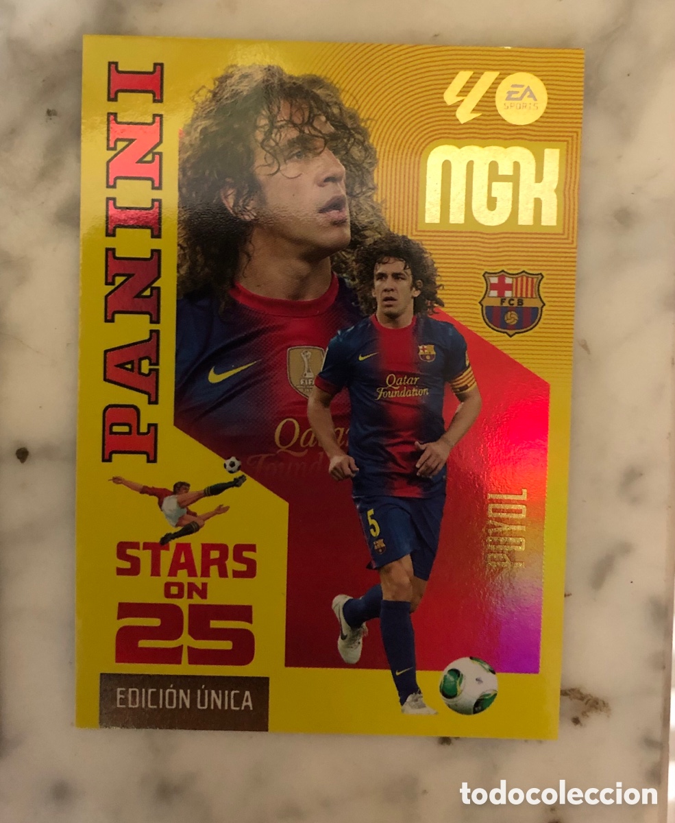 Cromos de f&uacute;tbol: Puyol Stars on 25 Edici&oacute;n &Uacute;nica megacrack 26/27