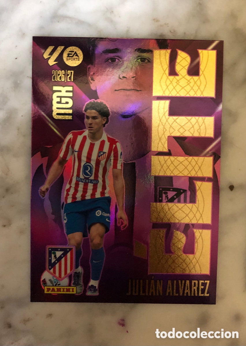 Cromos de f&uacute;tbol: CARD MEGACRACKS TEMPORADA 26/27: &Eacute;LITE JULI&Aacute;N &Aacute;LVAREZ, N&deg; 8
