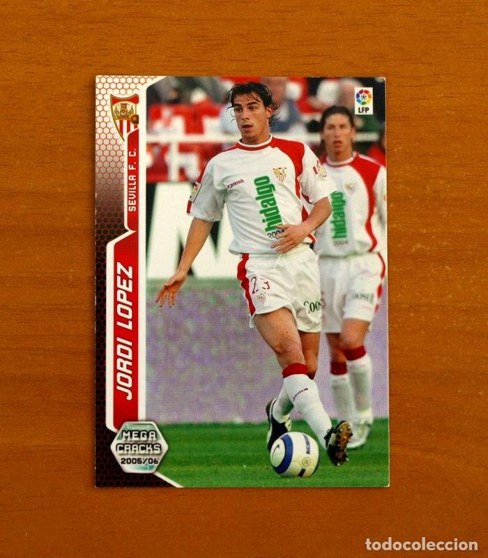 Cromos de f&uacute;tbol: Sevilla -N&ordm; 282 Jordi L&oacute;pez -Megacracks Las Fichas Liga 2005-2006-05-06 Mega Cracks Panini