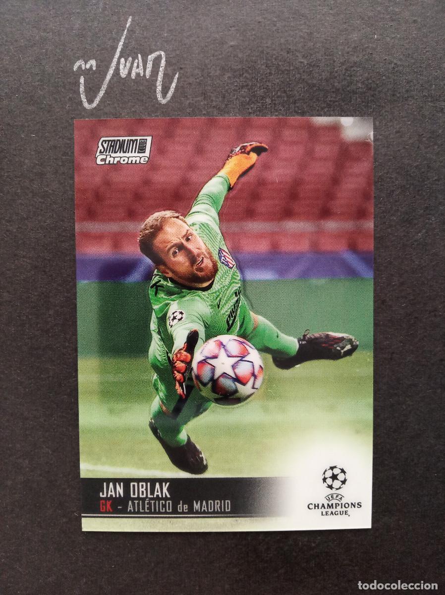 Fu&szlig;ball-Sticker: N&ordm; 18 JAN OBLAK ATLETICO MADRID ESLOVENIA ⚽ TOPPS &reg; CHROME STADIUM CLUB 2020 2021 20 21 NUEVO