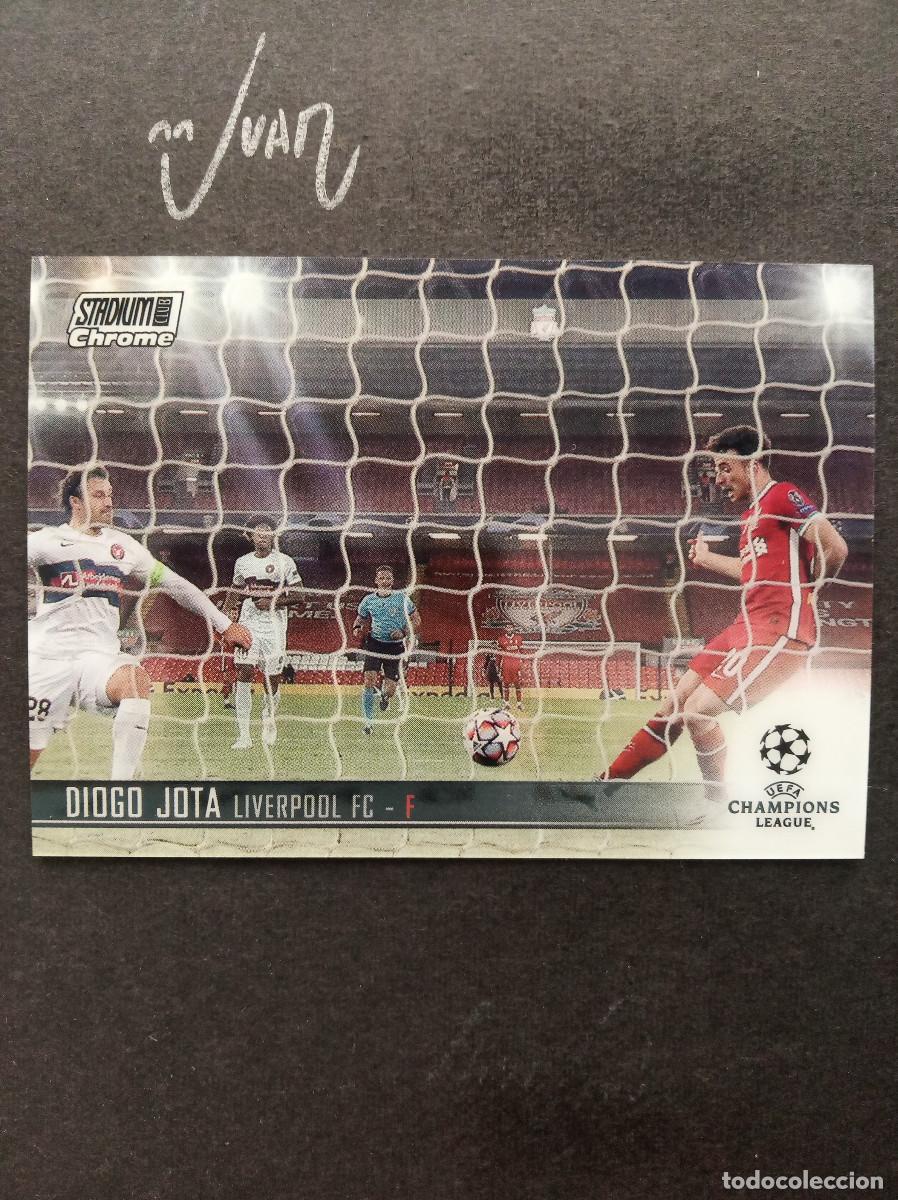 Cromos de f&uacute;tbol: N&ordm; 72 DIOGO JOTA LIVERPOOL PORTUGAL ⚽ TOPPS &reg; CHROME STADIUM CLUB 2020 2021 20 21 NUEVO