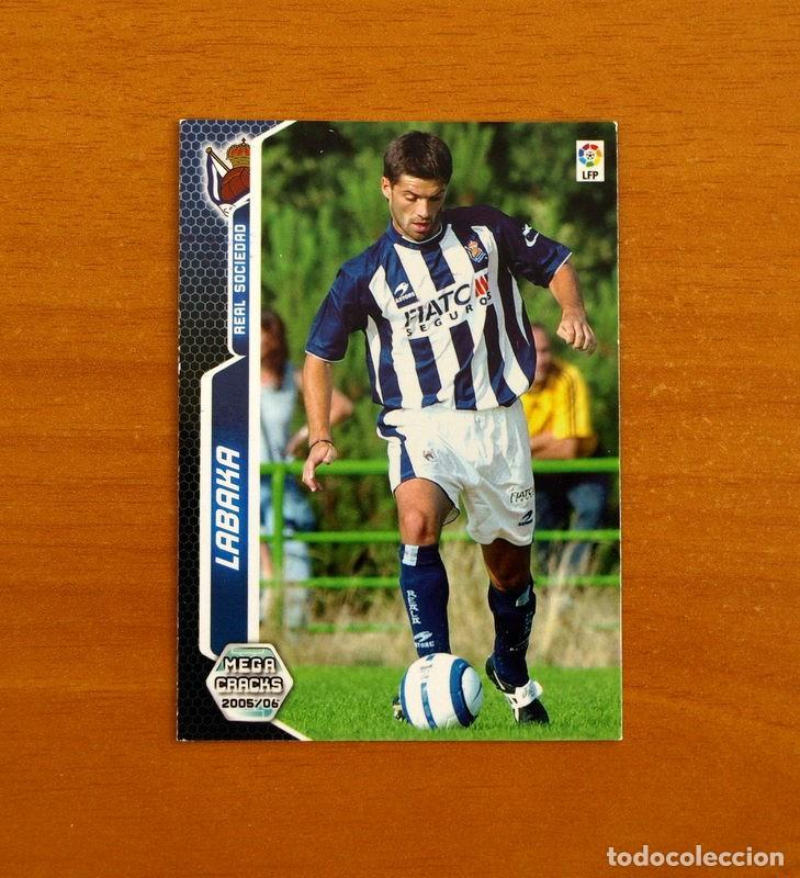 Cromos de f&uacute;tbol: Real Sociedad -N&ordm; 294 Labaka -Megacracks Las Fichas Liga 2005-2006-05-06 Mega Cracks Panini