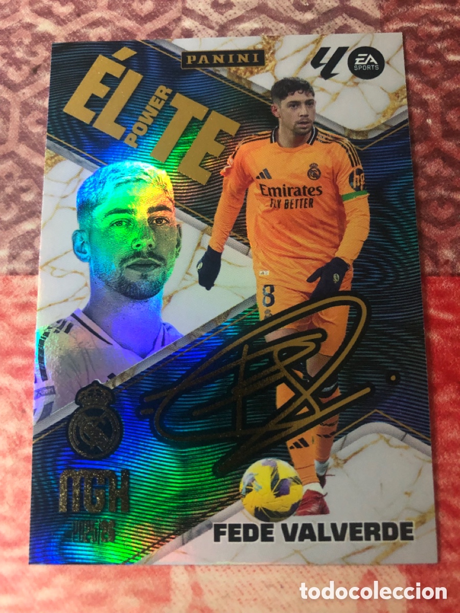 Cromos de f&uacute;tbol: P5 FEDE VALVERDE ELITE POWER FICHAS ALBUM MEGACRACKS 2025 2026 MGK 25 26