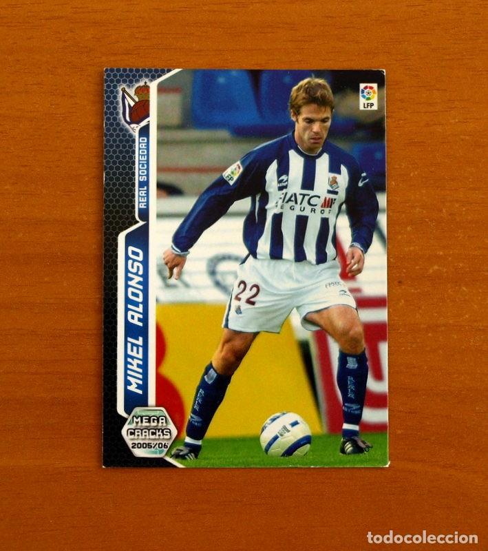 Cromos de f&uacute;tbol: Real Sociedad -N&ordm; 298 Mikel Alonso -Megacracks Las Fichas Liga 2005-2006-05-06 Mega Cracks Panini