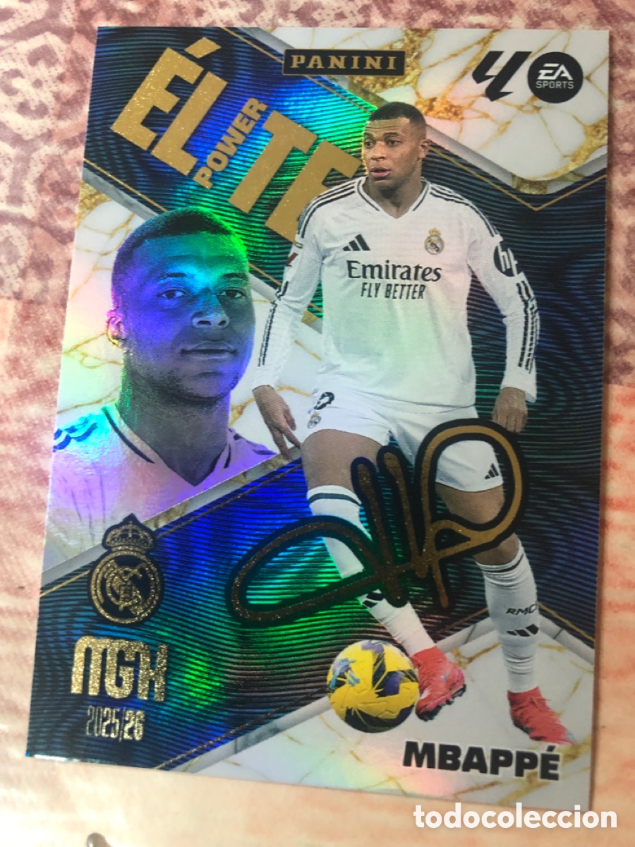 Cromos de f&uacute;tbol: P12 MBAPPE REAL MADRID ELITE POWER FICHAS ALBUM MEGACRACKS 2025 2026 MGK 25 26