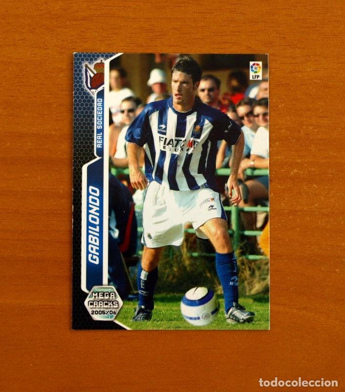 Cromos de f&uacute;tbol: Real Sociedad -N&ordm; 302 Gabilondo -Megacracks Las Fichas Liga 2005-2006-05-06 Mega Cracks Panini