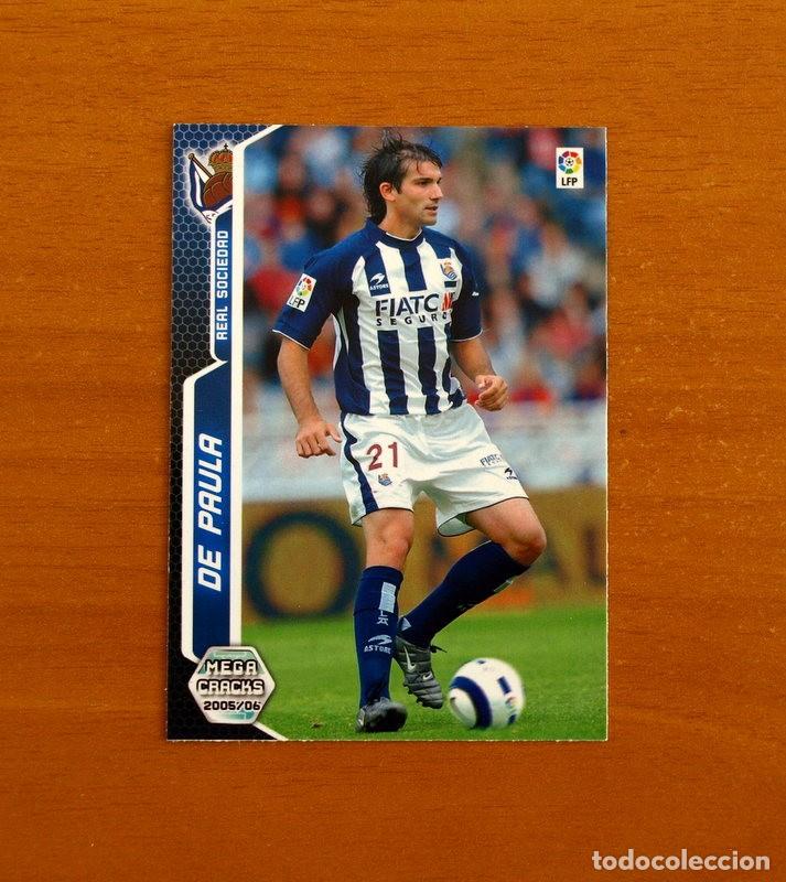 Cromos de f&uacute;tbol: Real Sociedad -N&ordm; 306 De Paula -Megacracks Las Fichas Liga 2005-2006-05-06 Mega Cracks Panini