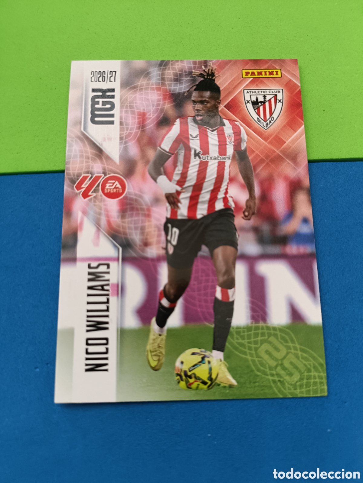 Cromos de f&uacute;tbol: PANINI 2026 2027 MGK MEGACRACKS 25 Aniversario - Bilbao 54 Nico Williams
