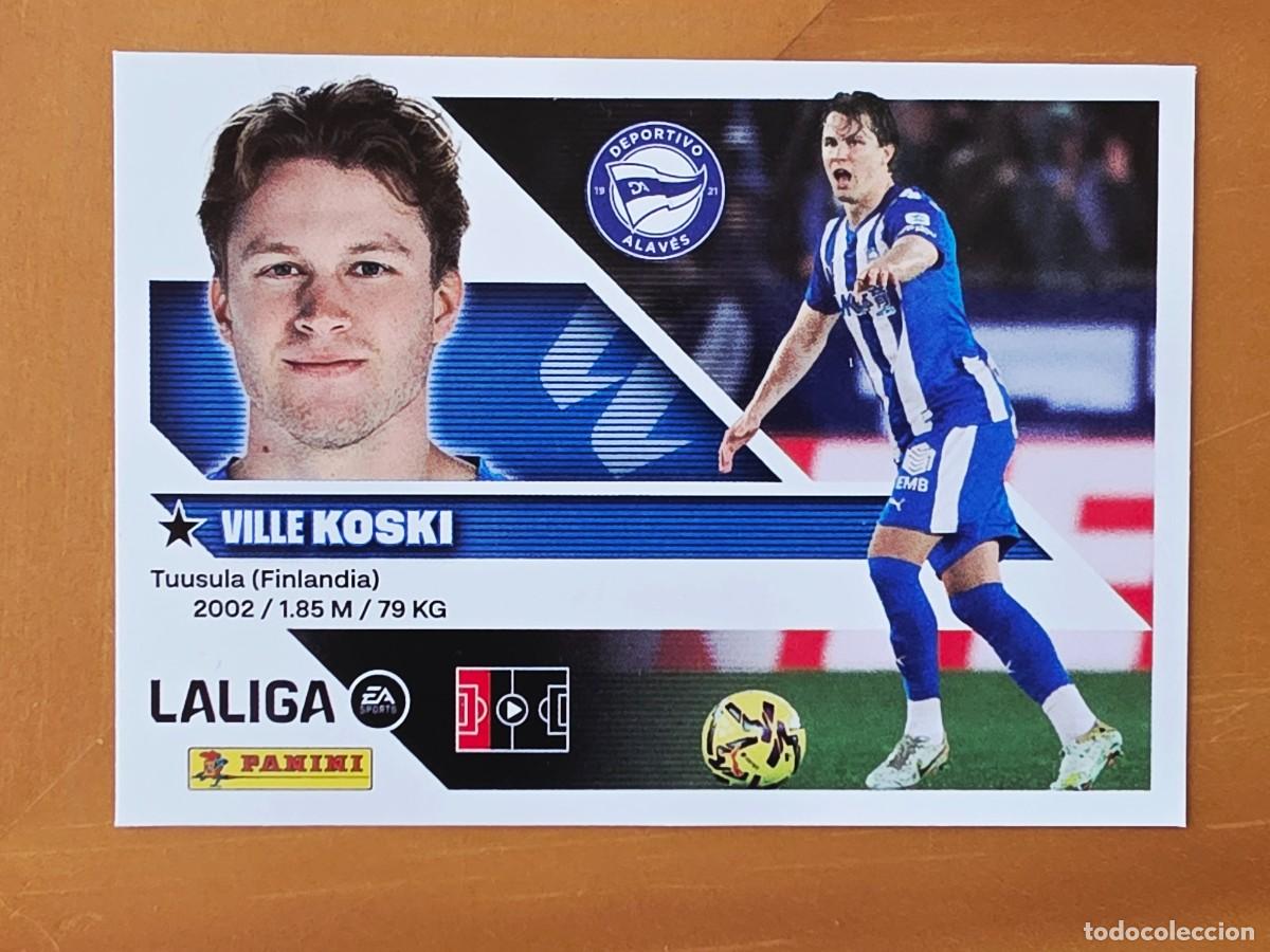 Cromos de f&uacute;tbol: 6 Ville Koski, Deportivo Alav&eacute;s, Panini Ediciones Liga Este 2026 2027 sin pegar