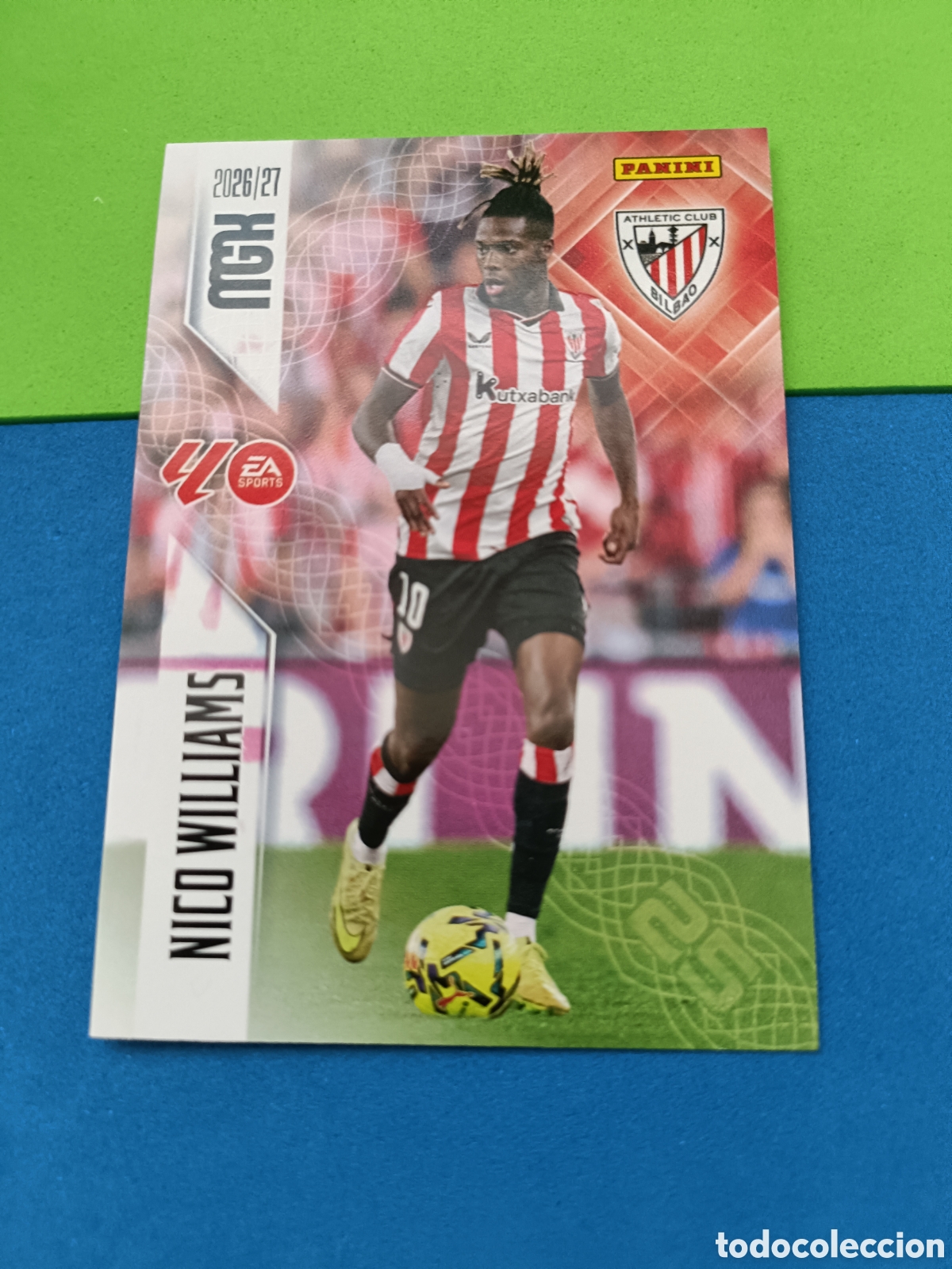 Cromos de f&uacute;tbol: PANINI 2026 2027 MGK MEGACRACKS 25 Aniversario - Bilbao 54 Nico Williams