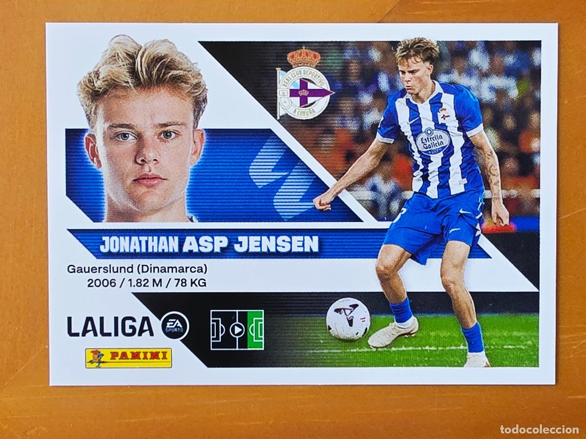 Cromos de Futebol: 17 Jonathan Asp Jensen, Deportivo de A Coru&ntilde;a, Panini Ediciones Liga Este 2026 2027 sin pegar