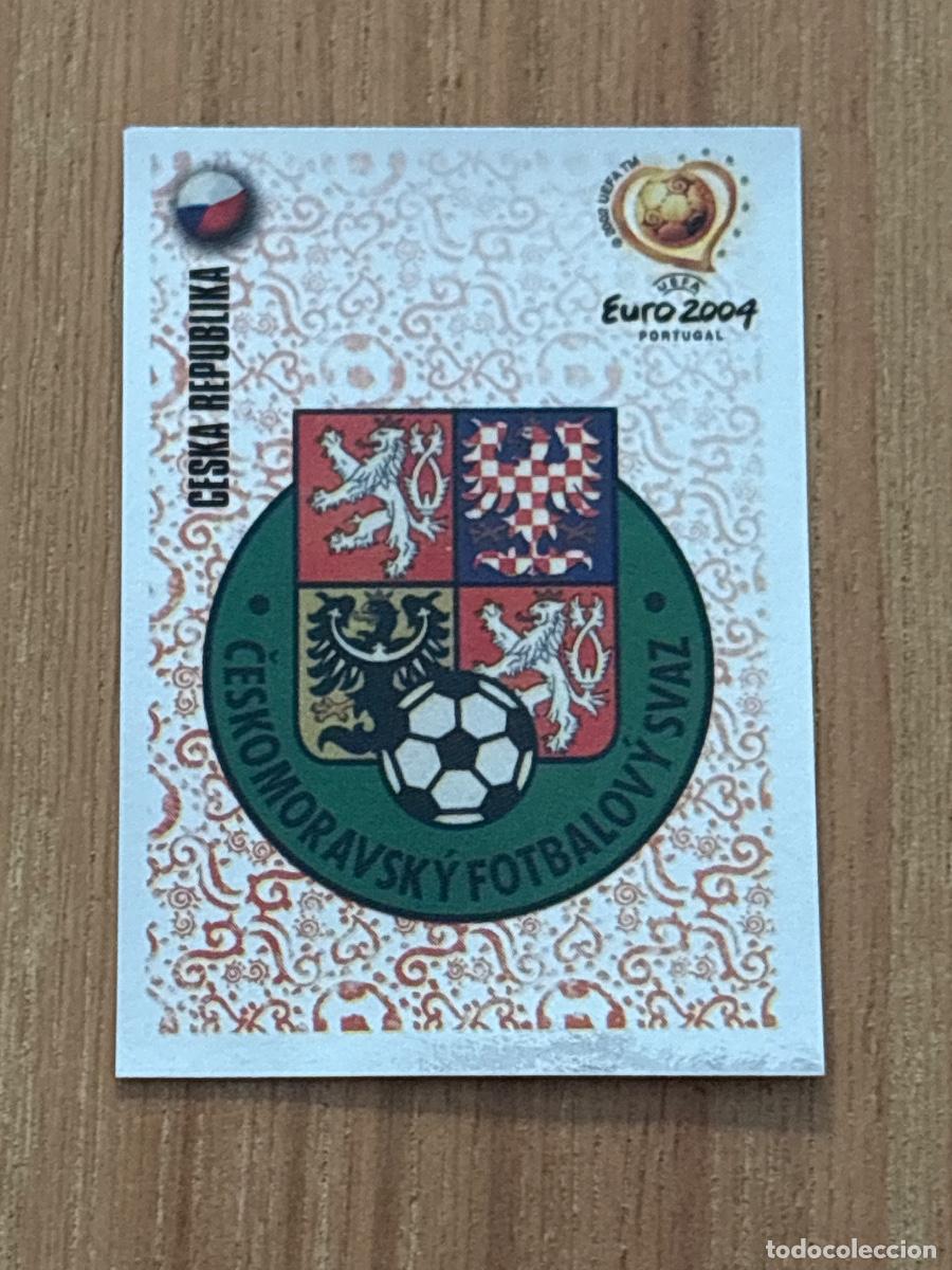 Cromos de Futebol: 37. CROMO ESCUDO REPUBLICA CHECA N 273 EURO 2004 PORTUGAL PANINI NUNCA PEGADO SIN PEGAR