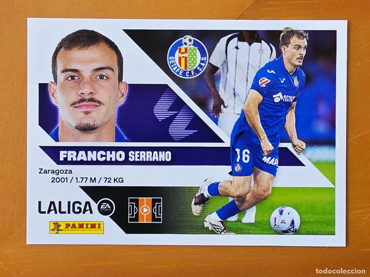 Cromos de f&uacute;tbol: 13 Francho Serrano, Getafe CF, Panini Ediciones Liga Este 2026 2027 sin pegar