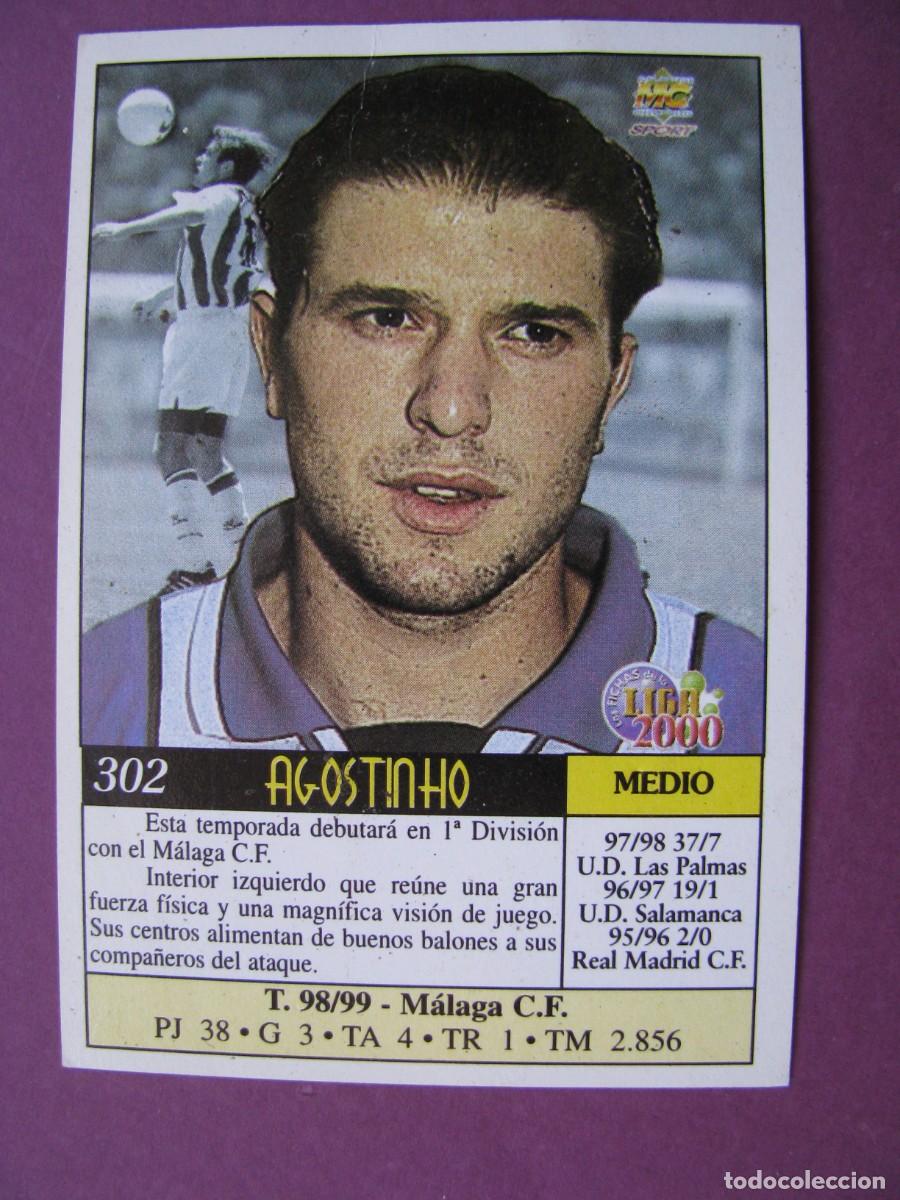 Cromos de f&uacute;tbol: CROMO DE MUNDI CROMO. 98/99. MALAGA C. F. AGOSTINHO