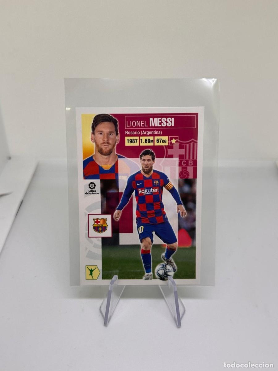 Cromos de f&uacute;tbol: Lionel Messi FC Barcelona Panini Liga Este 2020 21