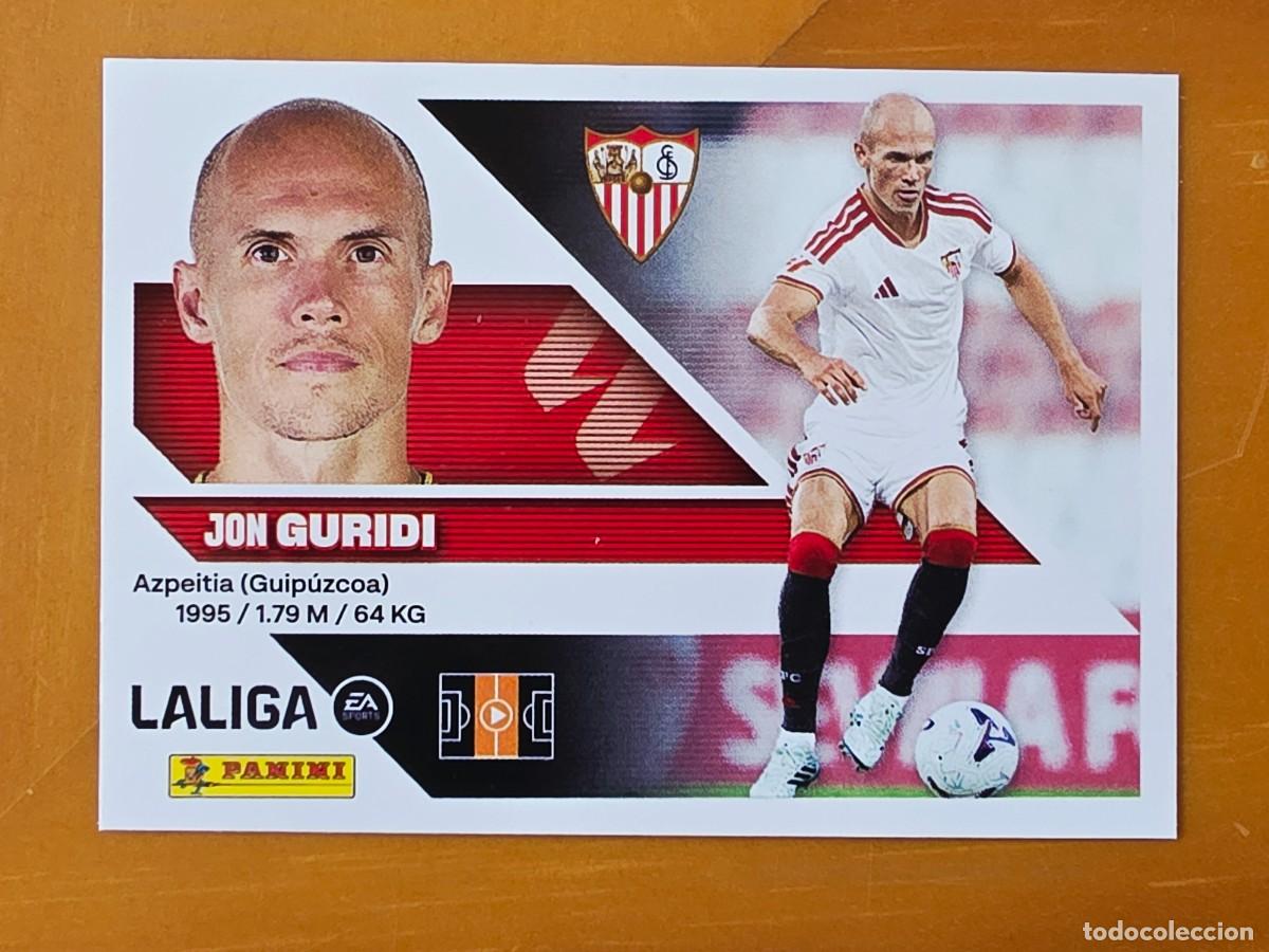 Cromos de f&uacute;tbol: 13 Jon Guridi, Sevilla FC, Panini Ediciones Liga Este 2026 2027 sin pegar