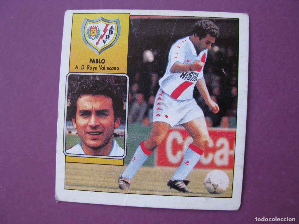Cromos de f&uacute;tbol: CROMO DE EDICIONES ESTE LIGA 92-93. FICHAJES N&ordm; 7. RAYO VALLECANO. PABLO.
