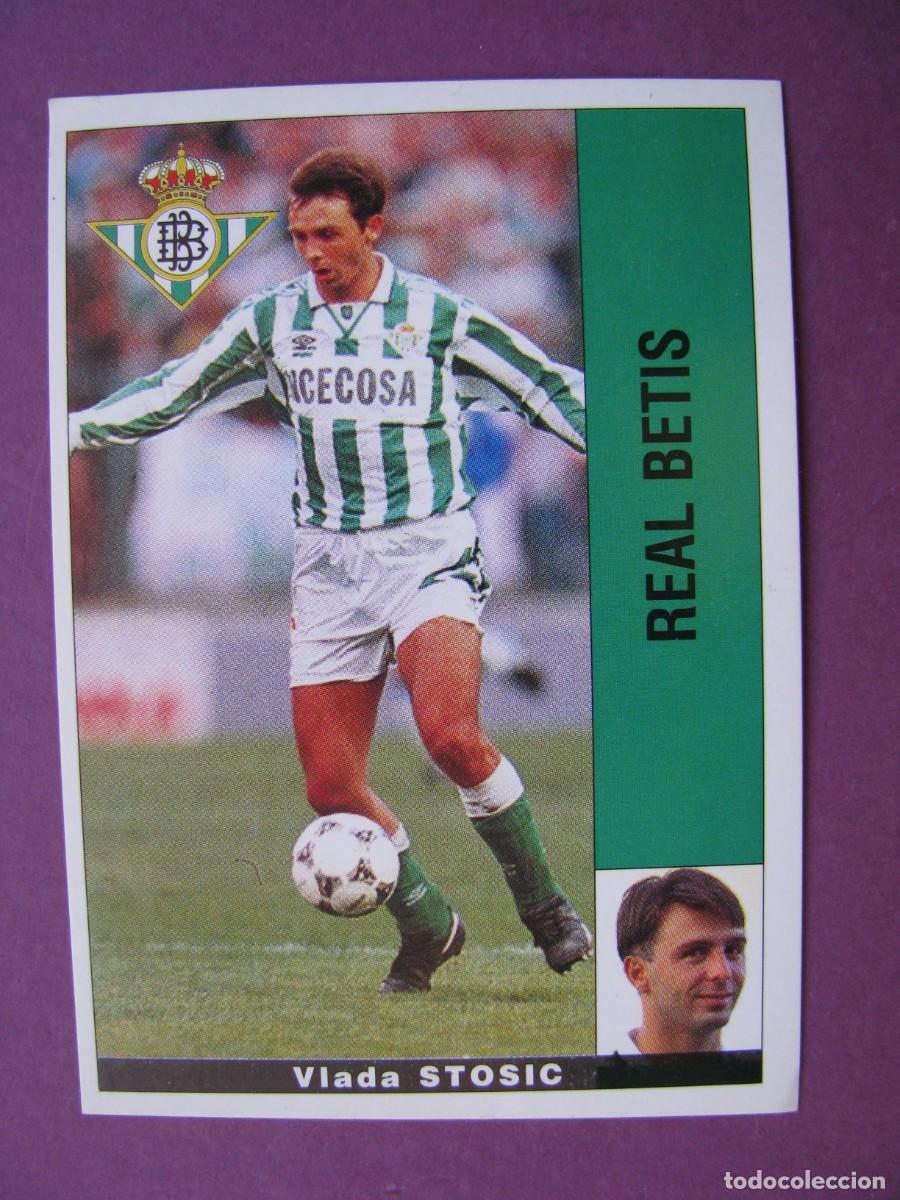 Cromos de f&uacute;tbol: CROMO DE PANINI. LIGA 95-96. REAL BETIS. VLADA STOSIC.