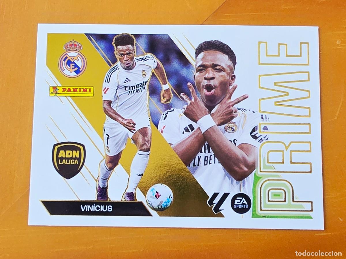 Cromos de f&uacute;tbol: 15 Vin&iacute;cius Jr., Vini J&uacute;nior, Real Madrid, ADN Prime Panini Ediciones Liga Este 2026 2027 sin pegar