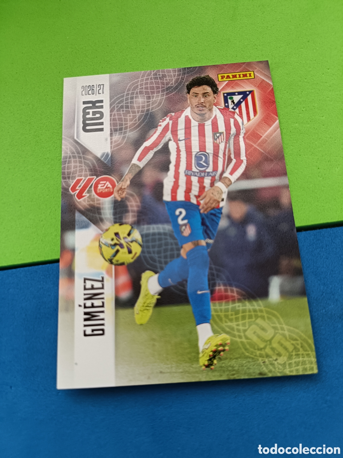 Cromos de f&uacute;tbol: PANINI 2026 2027 MGK MEGACRACKS 25 Aniversario - Atl&eacute;tico Madrid 61 Gim&eacute;nez