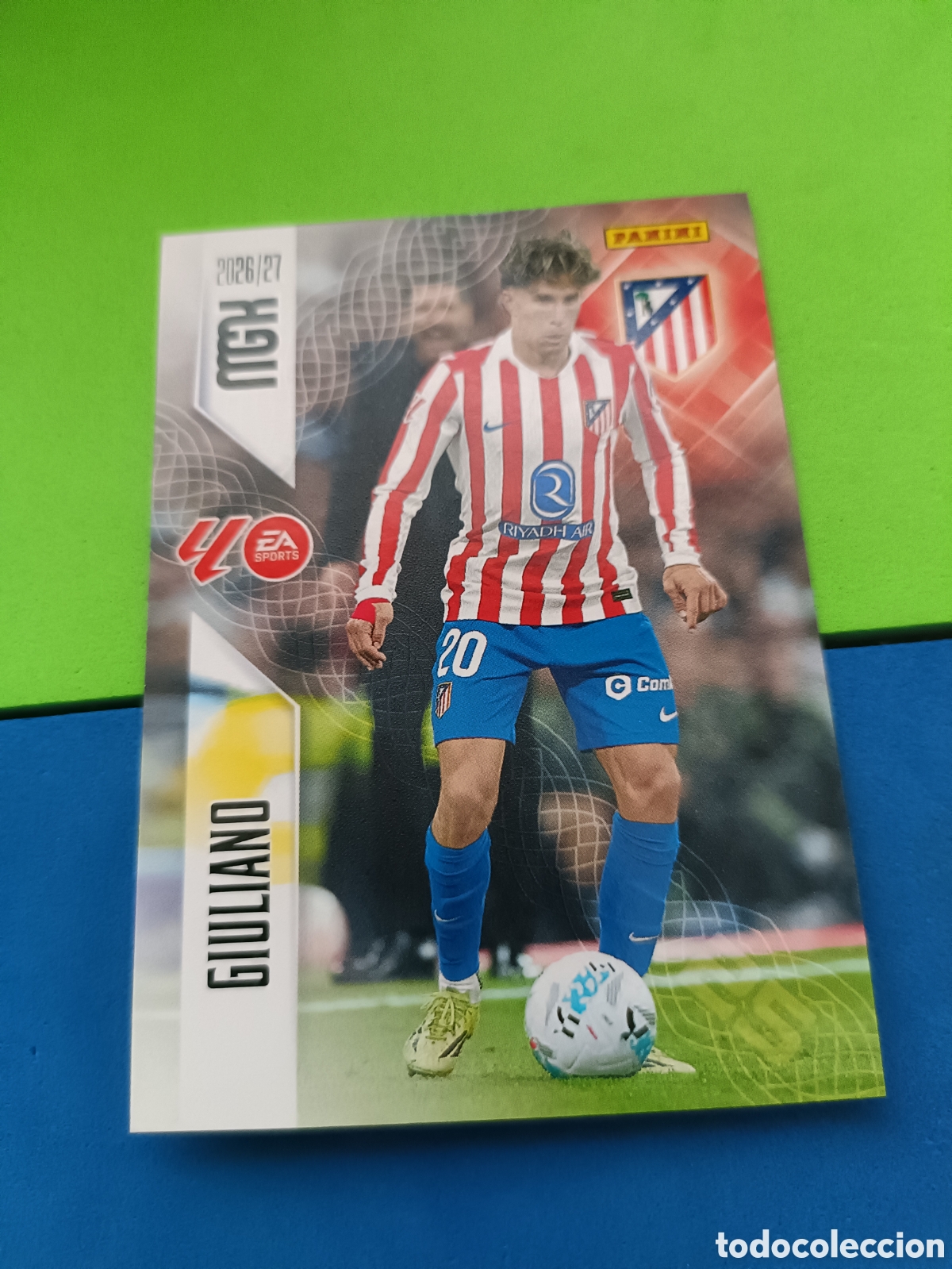 Cromos de f&uacute;tbol: PANINI 2026 2027 MGK MEGACRACKS 25 Aniversario - Atl&eacute;tico Madrid 69 Giuliano