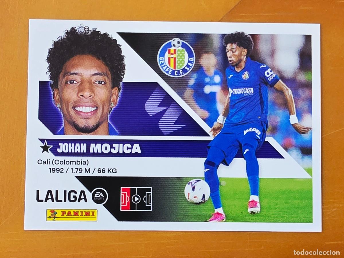 Cromos de f&uacute;tbol: &Uacute;ltimos Fichajes 23 Johan Mojica, Getafe CF, Panini Ediciones Liga Este 2026 2027 sin pegar