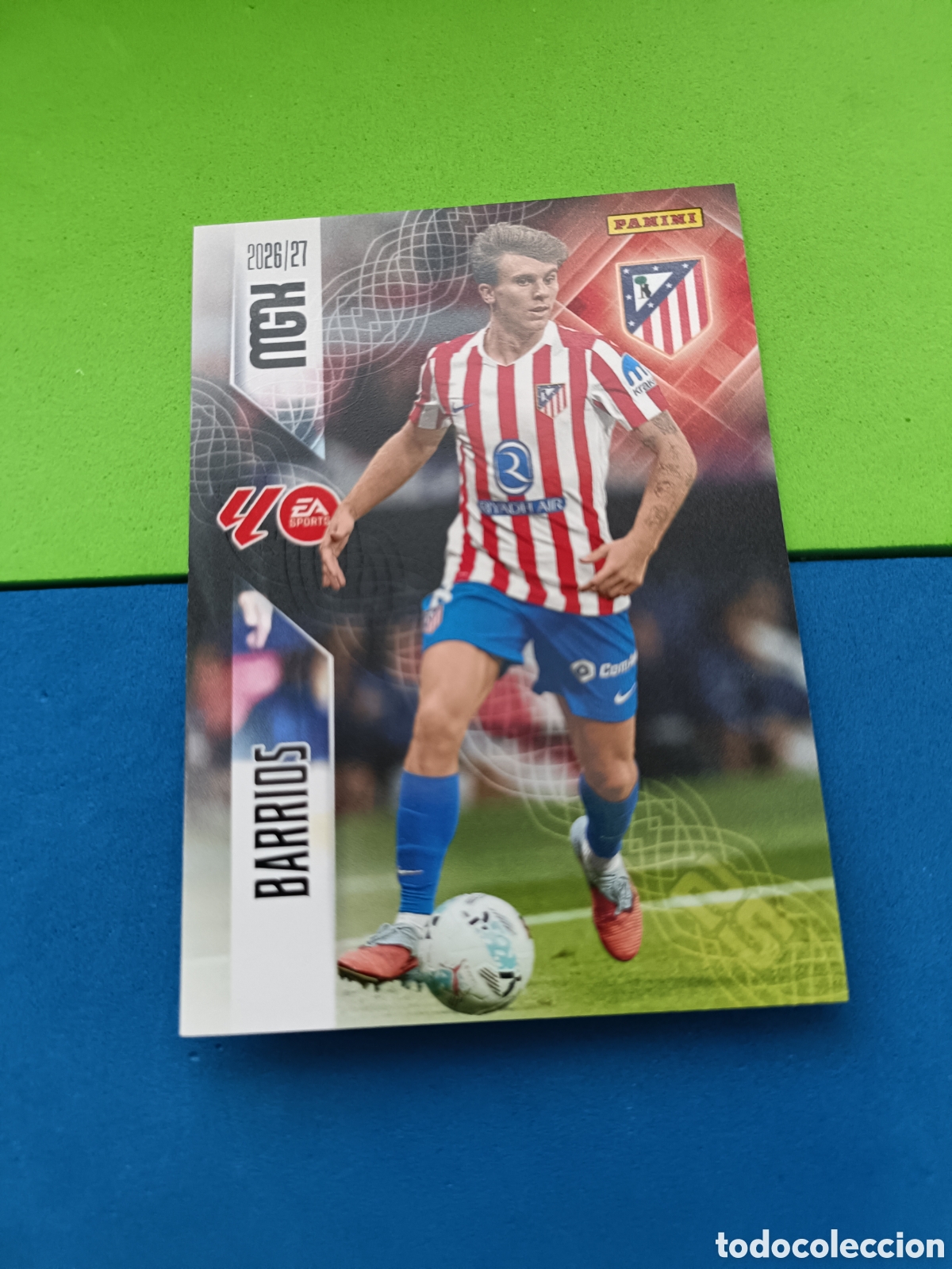 Cromos de f&uacute;tbol: PANINI 2026 2027 MGK MEGACRACKS 25 Aniversario - Atl&eacute;tico Madrid 65 Barrios