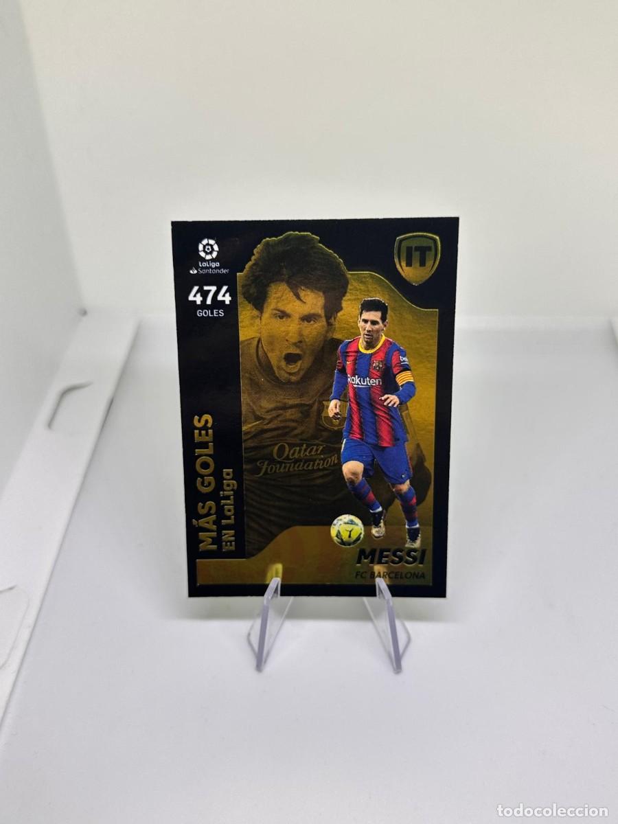 Cromos de f&uacute;tbol: Lionel Messi FC Barcelona Panini Liga Este IT 2021 22