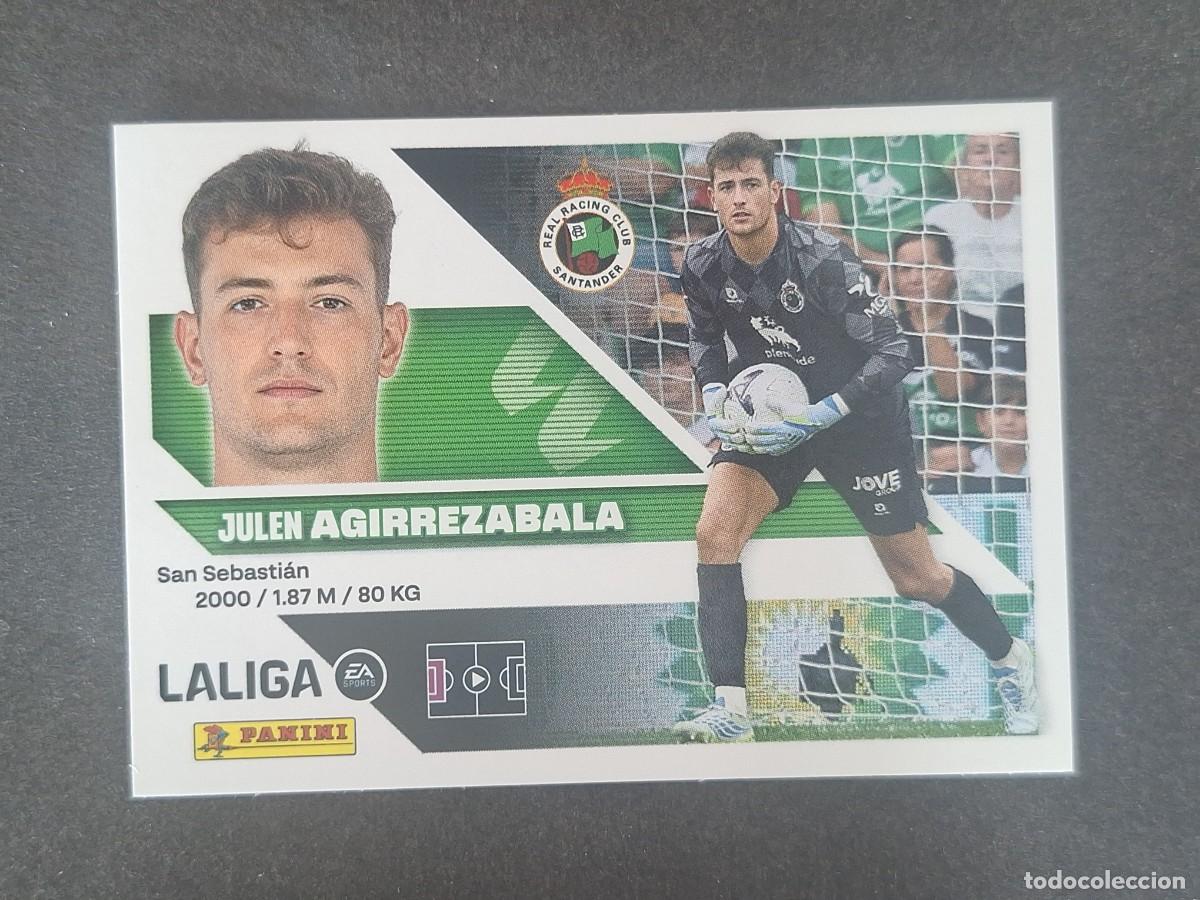Cromos de f&uacute;tbol: L2 AGIRREZABALA RACING DE SANTANDER LIGA ESTE 2026 2027 26 27 NUNCA PEGADO SIN PEGAR
