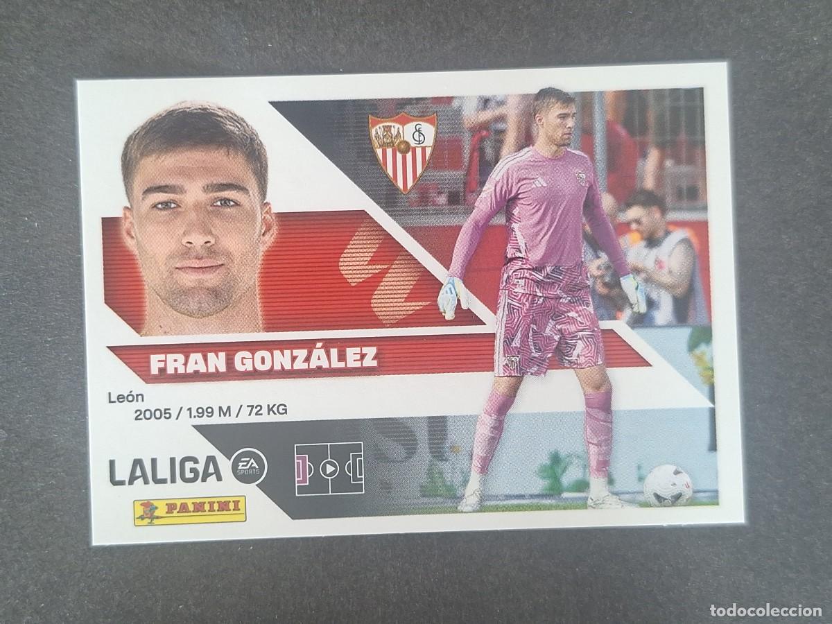 Cromos de f&uacute;tbol: L2 FRAN GONZALEZ SEVILLA F. C. LIGA ESTE 2026 2027 26 27 NUNCA PEGADO SIN PEGAR