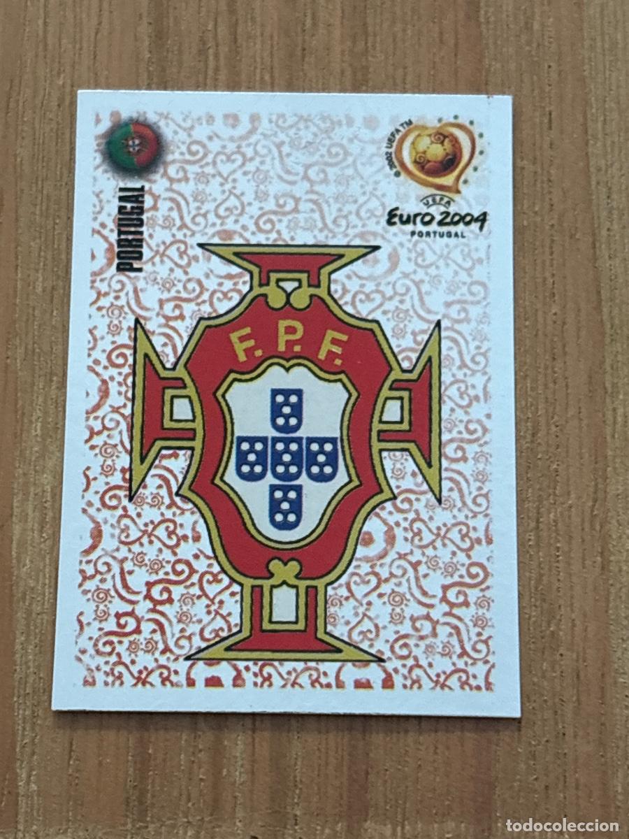Cromos de f&uacute;tbol: 37. CROMO ESCUDO PORTUGAL N 7 EURO 2004 PORTUGAL PANINI NUNCA PEGADO SIN PEGAR