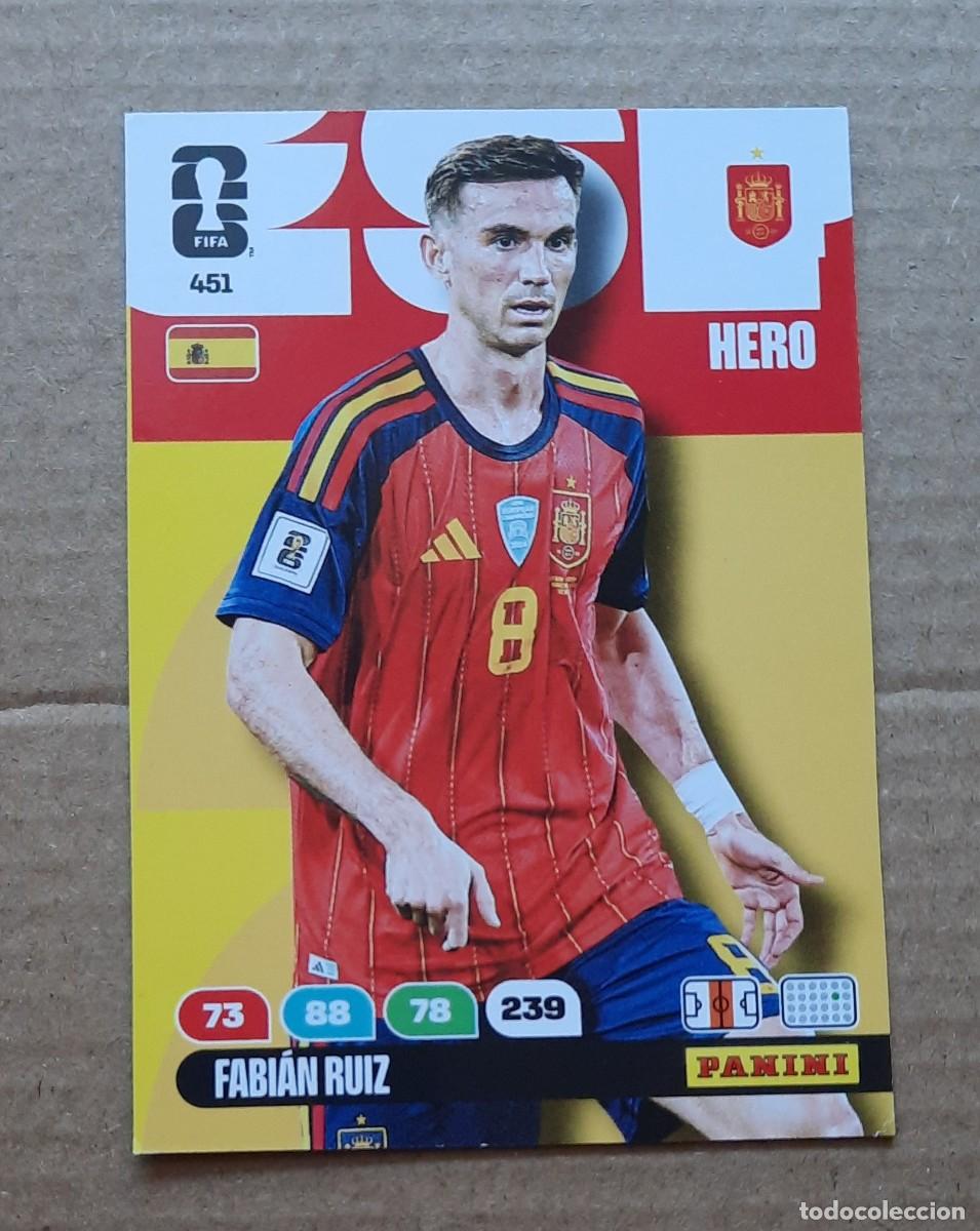 Cromos de f&uacute;tbol: Fabian Ruiz 451 Espa&ntilde;a,World Cup 2026