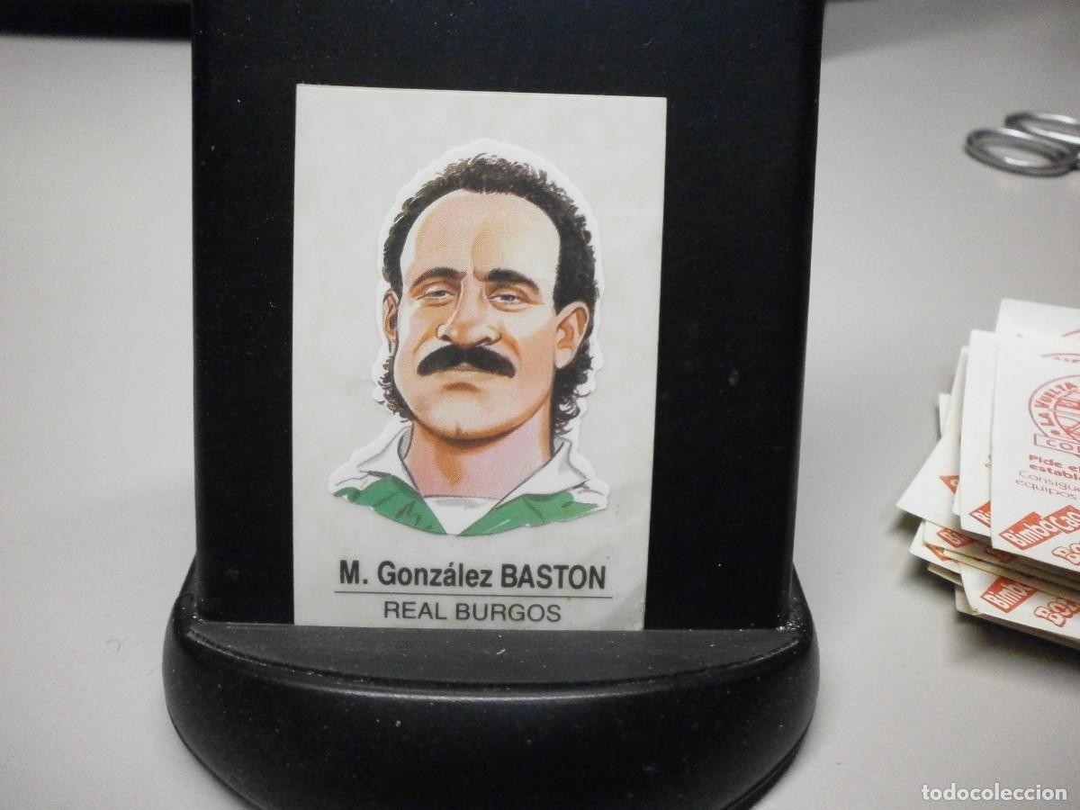Cromos de f&uacute;tbol: cromo bollycao caricaturas de futbolistas famosos