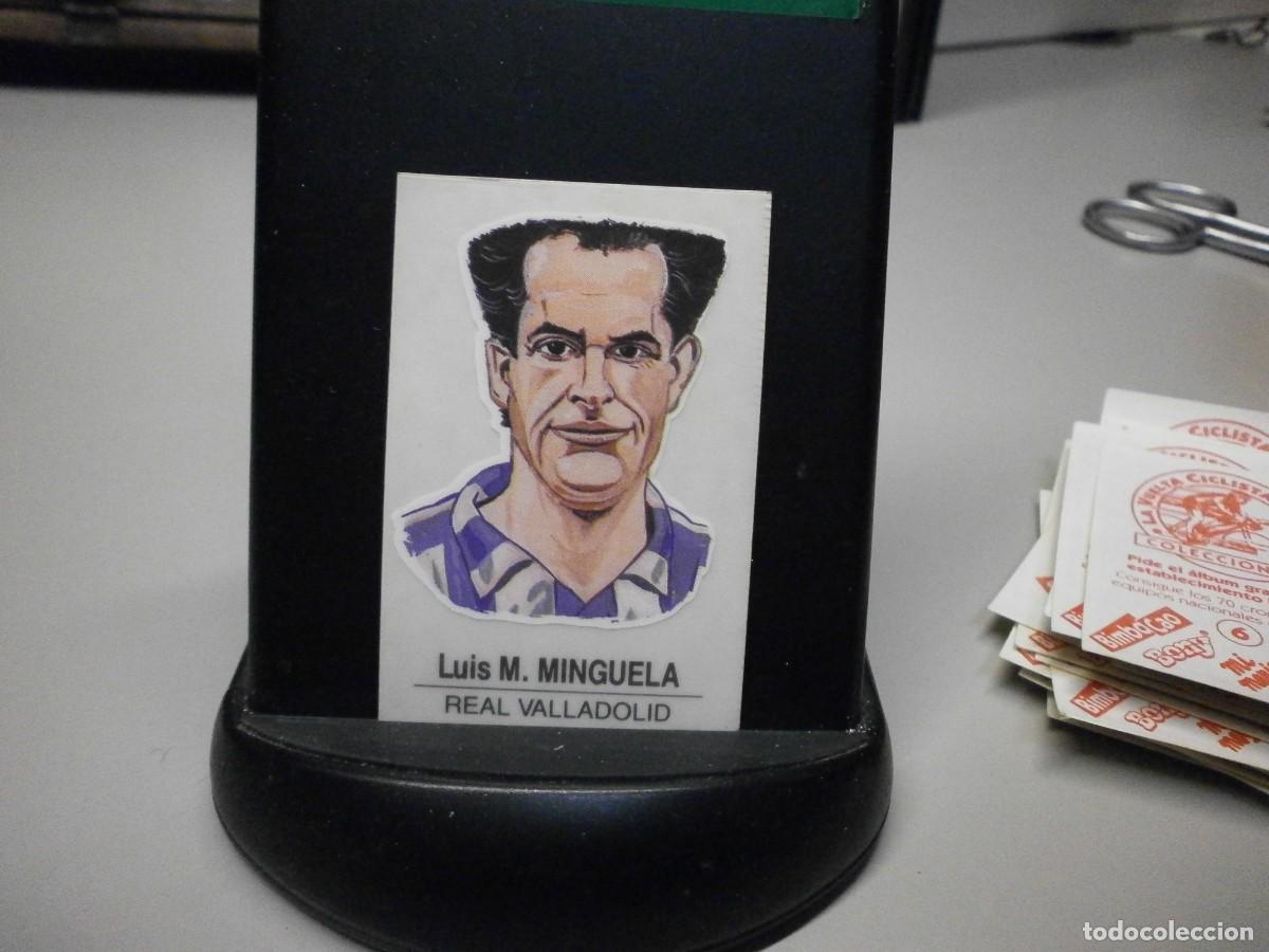 Cromos de f&uacute;tbol: cromo bollycao caricaturas de futbolistas famosos