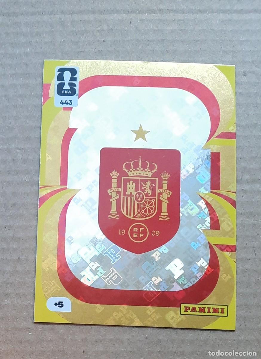 Cromos de f&uacute;tbol: Escudo de Espa&ntilde;a 443,World Cup 2026