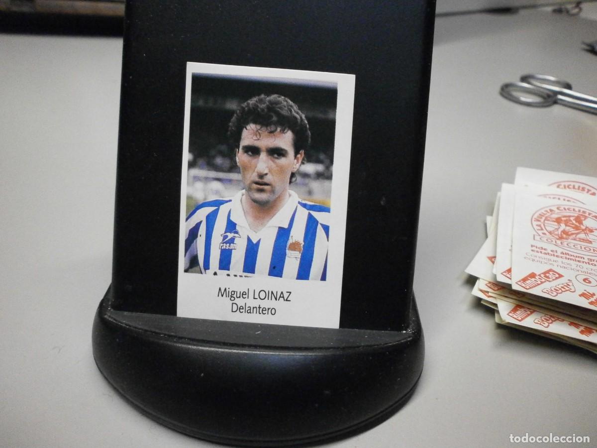 Cromos de f&uacute;tbol: cromo bimbo cao bony tigreton liga 91 92