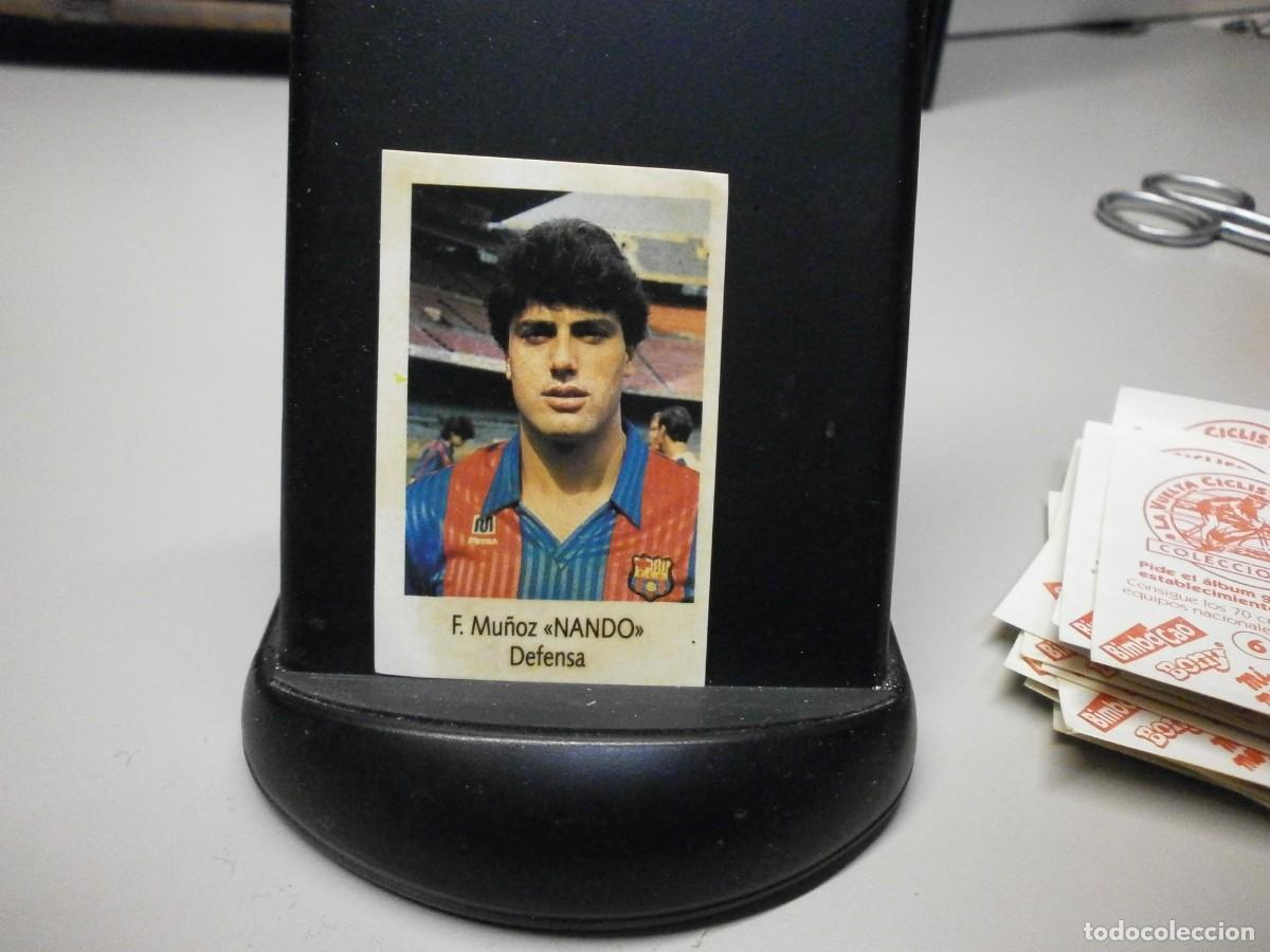 Cromos de f&uacute;tbol: cromo bimbo cao bony tigreton liga 91 92